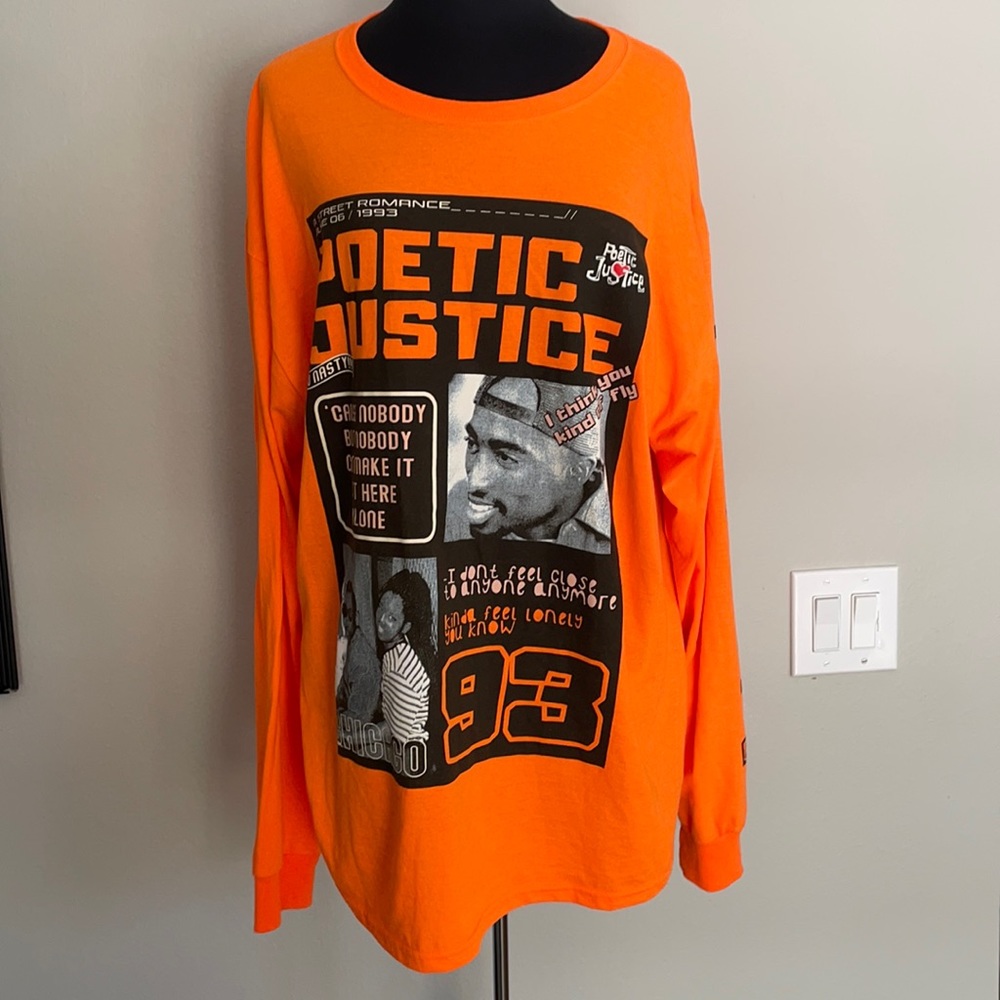 oversized poetic justice shirt